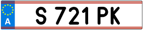 Truck License Plate